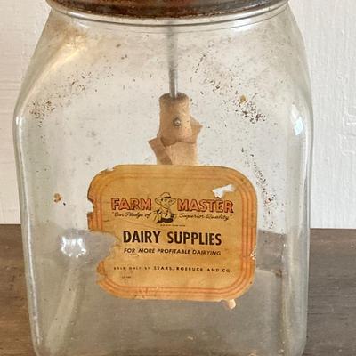 LOT 250: Antique / Vintage Farm Master Butter Churn