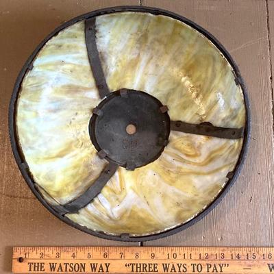 LOT 252: Vintage Plant Stand with Ornate Planter / Bowl