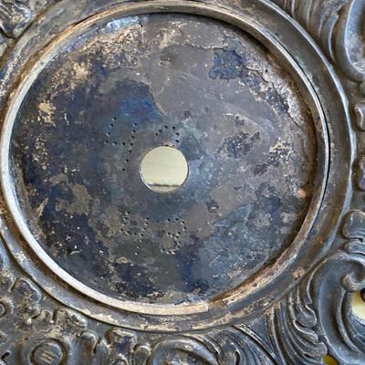 LOT 252: Vintage Plant Stand with Ornate Planter / Bowl