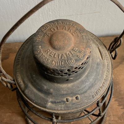 LOT 256: Antique / Vintage Lanterns - Adlake Reliable B & O.R.R. and More
