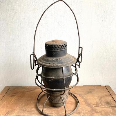 LOT 256: Antique / Vintage Lanterns - Adlake Reliable B & O.R.R. and More