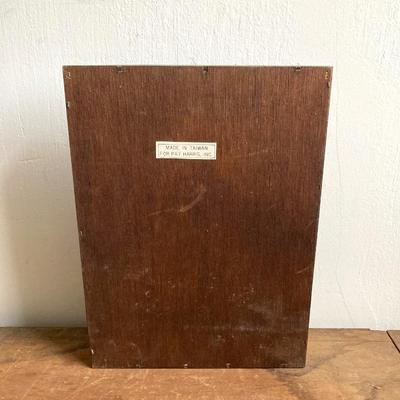 LOT 257: Antique Copper Base / Glass Shade Duplex Lantern and Collection of Miniatures with Wall Display