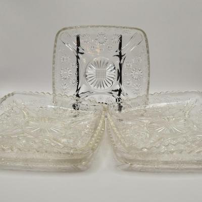 LOT 271: Vintage N.J. Historic Locations Plates, 6 Inch Square Crystal Plates, Bi-Centenary of The United States Cups, & Silver...