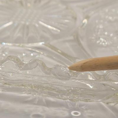 LOT 271: Vintage N.J. Historic Locations Plates, 6 Inch Square Crystal Plates, Bi-Centenary of The United States Cups, & Silver...