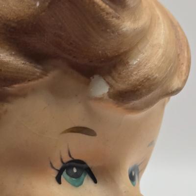 LOT 272: Enesco Boy Figure with Umbrella & Vintage Goebel HUMMEL Figure of Boy on Fence