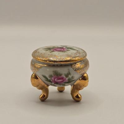 LOT 274: Formalities by Baum Bros. Egg, Falcon Ware Vase Numbered & Made in England, Miniature Cups and Sauces, Salt & Pepper...