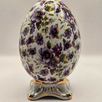 LOT 274: Formalities by Baum Bros. Egg, Falcon Ware Vase Numbered & Made in England, Miniature Cups and Sauces, Salt & Pepper...