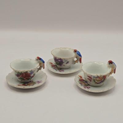 LOT 274: Formalities by Baum Bros. Egg, Falcon Ware Vase Numbered & Made in England, Miniature Cups and Sauces, Salt & Pepper...