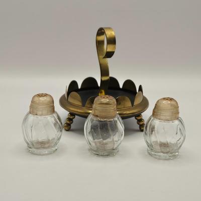 LOT 274: Formalities by Baum Bros. Egg, Falcon Ware Vase Numbered & Made in England, Miniature Cups and Sauces, Salt & Pepper...