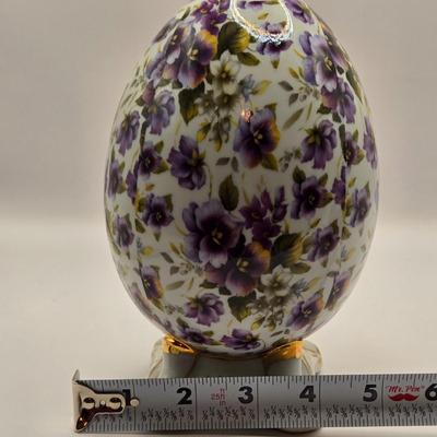 LOT 274: Formalities by Baum Bros. Egg, Falcon Ware Vase Numbered & Made in England, Miniature Cups and Sauces, Salt & Pepper...