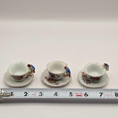 LOT 274: Formalities by Baum Bros. Egg, Falcon Ware Vase Numbered & Made in England, Miniature Cups and Sauces, Salt & Pepper...