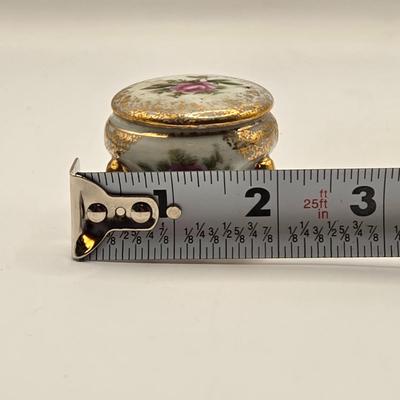 LOT 274: Formalities by Baum Bros. Egg, Falcon Ware Vase Numbered & Made in England, Miniature Cups and Sauces, Salt & Pepper...