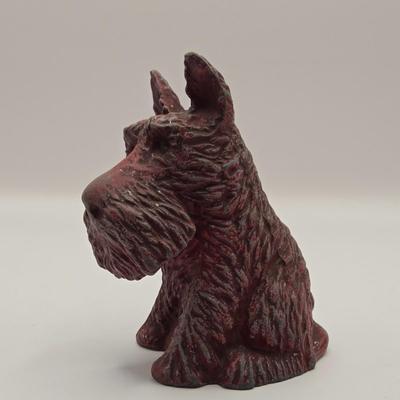 LOT 275: 1950s Ranger Joe Bowl and Mug, Dalmatian Dog Figure, Vintage Cast Iron Scottie Dog Coin Bank, Mohair with Straw Stuffing...