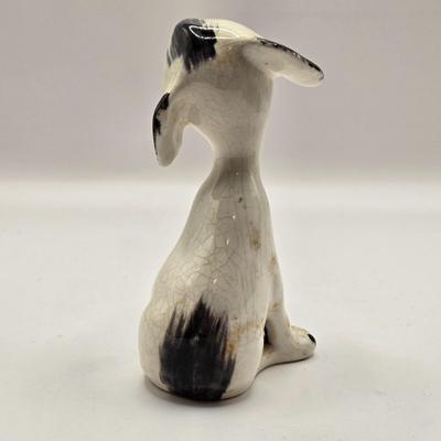 LOT 275: 1950s Ranger Joe Bowl and Mug, Dalmatian Dog Figure, Vintage Cast Iron Scottie Dog Coin Bank, Mohair with Straw Stuffing...