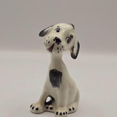 LOT 275: 1950s Ranger Joe Bowl and Mug, Dalmatian Dog Figure, Vintage Cast Iron Scottie Dog Coin Bank, Mohair with Straw Stuffing...