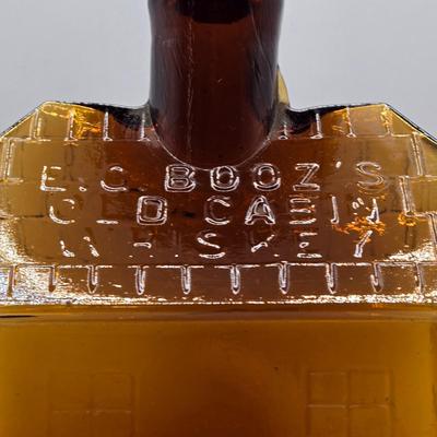 LOT 277: " Doctor Fisch's Bitters " Bottle, "E.G. Booz's Old Cabin Whiskey " Bottle, Small Pitcher, and...