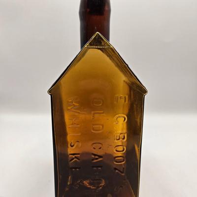 LOT 277: " Doctor Fisch's Bitters " Bottle, "E.G. Booz's Old Cabin Whiskey " Bottle, Small Pitcher, and...