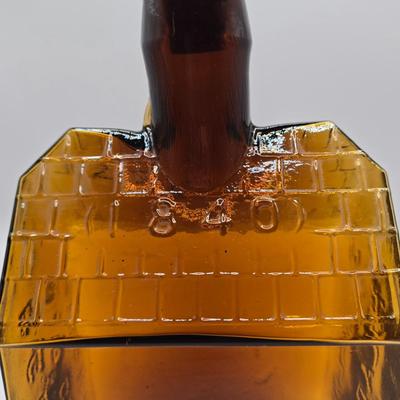 LOT 277: " Doctor Fisch's Bitters " Bottle, "E.G. Booz's Old Cabin Whiskey " Bottle, Small Pitcher, and...