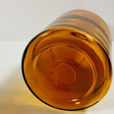 LOT 279: Collection of Vintage/Antique Amber Glass Bottles Including Rogers Bros - Salem, NJ - 1850, and Glassboro 1850 and More