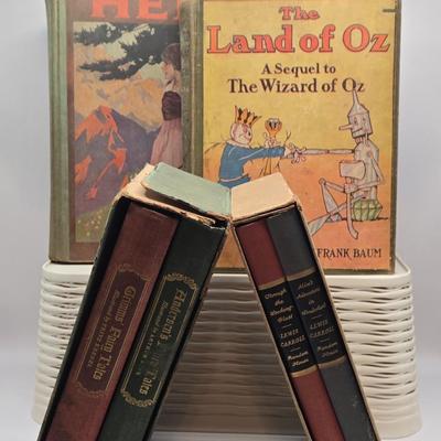 LOT 25: Heidi, The Land of Oz, Anderson's Fairy Tales, Grimms' Fairy Tales, Alice's adventures in Wonderland, &...