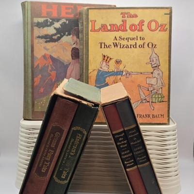 LOT 25: Heidi, The Land of Oz, Anderson's Fairy Tales, Grimms' Fairy Tales, Alice's adventures in Wonderland, &...