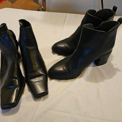 Two pairs of nice women's dress boots -Michelle -Franco Sarto Size 7.5 & 8.5 M