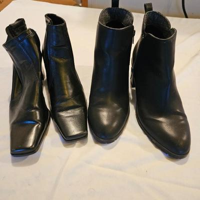 Two pairs of nice women's dress boots -Michelle -Franco Sarto Size 7.5 & 8.5 M