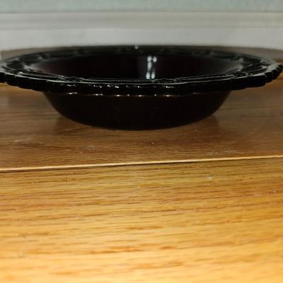 Avon Cape cod 4 Ruby red dinner plates with 3 bowls