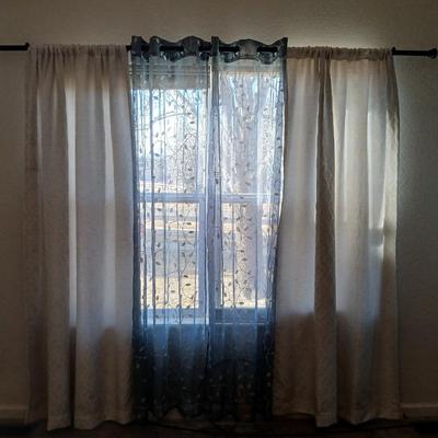 Three sets of Curtains