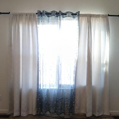 Three sets of Curtains