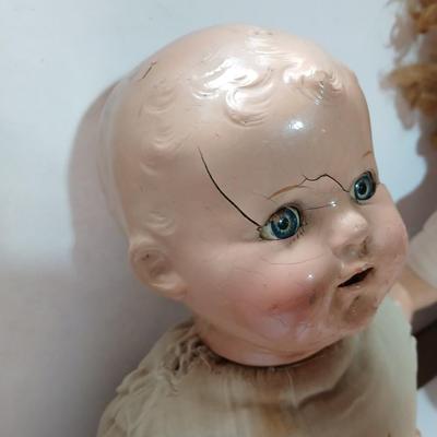 Antique baby dolls - Two Alexander dolls and one Bisque doll over 70 years old!