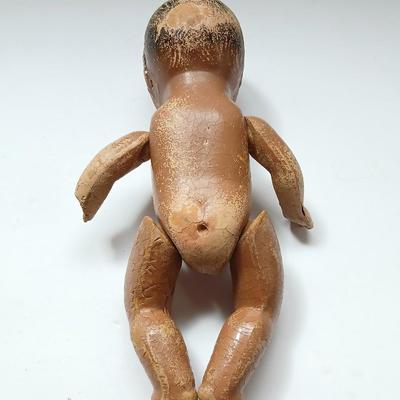 Antique baby dolls over 70 years old! 1930's Bisque doll and an early era African American doll