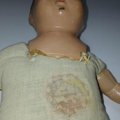 Antique baby dolls over 70 years old! 1930's Bisque doll and an early era African American doll
