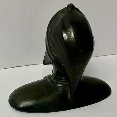 Vintage Bronze Bust Of Italian Poet Dantes Alighieri