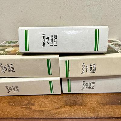 Vintage 1988 Success With House Plants 5 Volume Complete Set Gardening