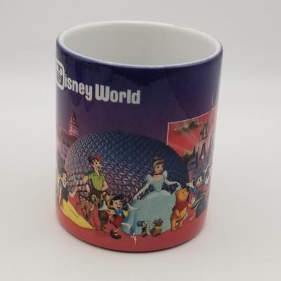 Set of 5 Vintage Ceramic Mugs: Walt Disney World Teacher Campbell's Tomato Soup USA 1984 Olympics World International Flags Vantage...