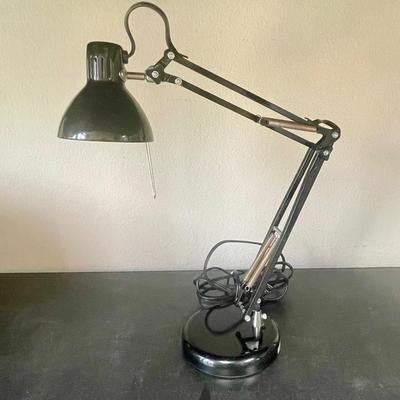 Halogen Bulb Architect Style Desk Lamp, Black