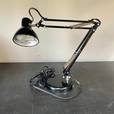 Halogen Bulb Architect Style Desk Lamp, Black