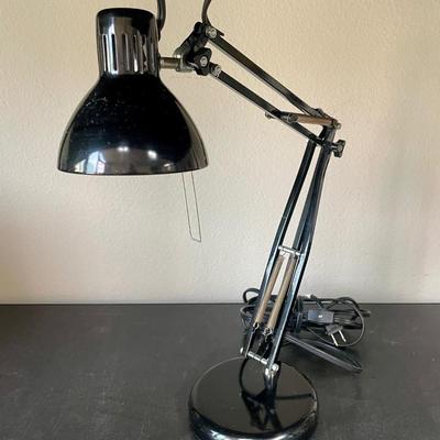 Halogen Bulb Architect Style Desk Lamp, Black