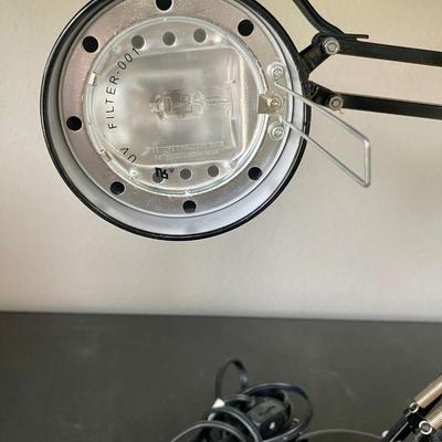 Halogen Bulb Architect Style Desk Lamp, Black