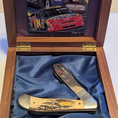 Case Jeff Gordon Winston Champion Knife With Case