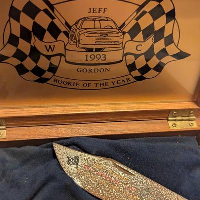 Case Winston Cup 1993 Jeff Gordon Knife #3 With Case