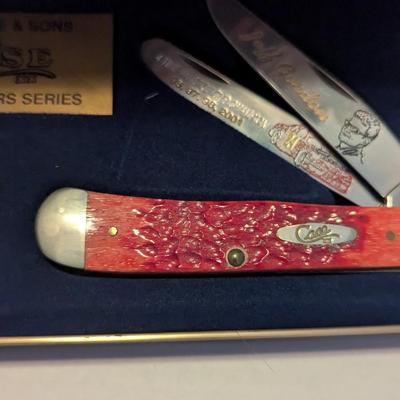 Case Jeff Gordon 4 Time Winston Cup Champion Knife With Case #4