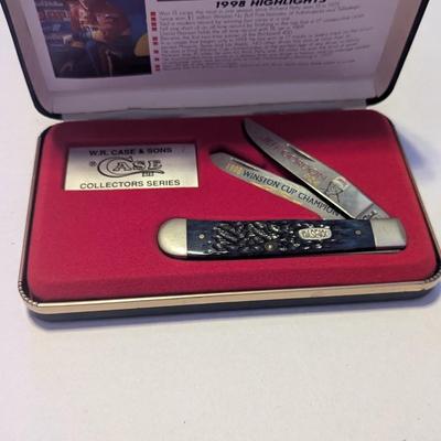 1998 Winston Cup Jeff Gordon Champion Knife With Case #5