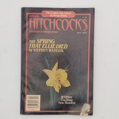 Lot of 4 Vintage Halloween / Mystery Novel Short Stories / Bat Theme: Alfred Hitchcock Mystery Magazines Vlad the Bat TY Attic Treasures...