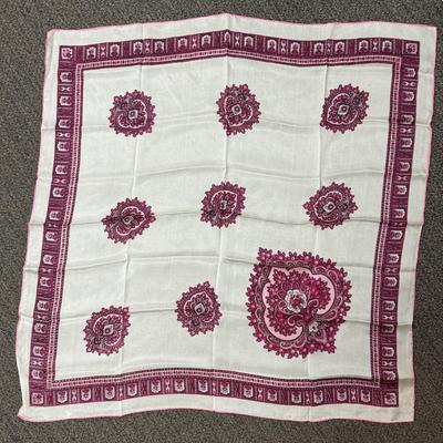Vintage Scarf Lot - pinks! Some silk!