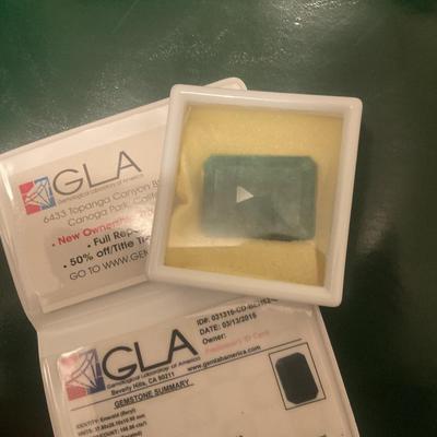 GLA certified 105 Carat Emerald stone