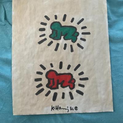 Keith Haring Painting