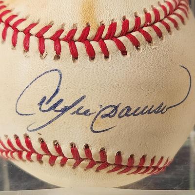Andre Dawson Signed Autographed Baseball in Collector Case