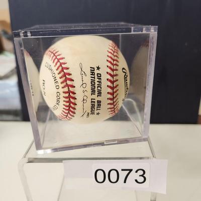Gary Carter Signed Autographed Baseball in Collector Case